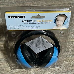 New BBTKCARE earmuffs mini-baby blue for 3 months to 2 years